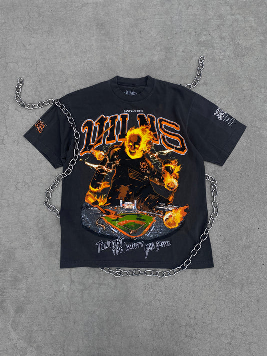 "SF. VILNS" TEE (VNTG BLK)