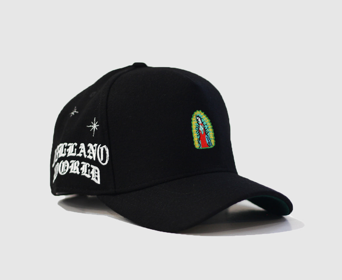 "VIRGIN MARY" WOOL HAT (BLK)