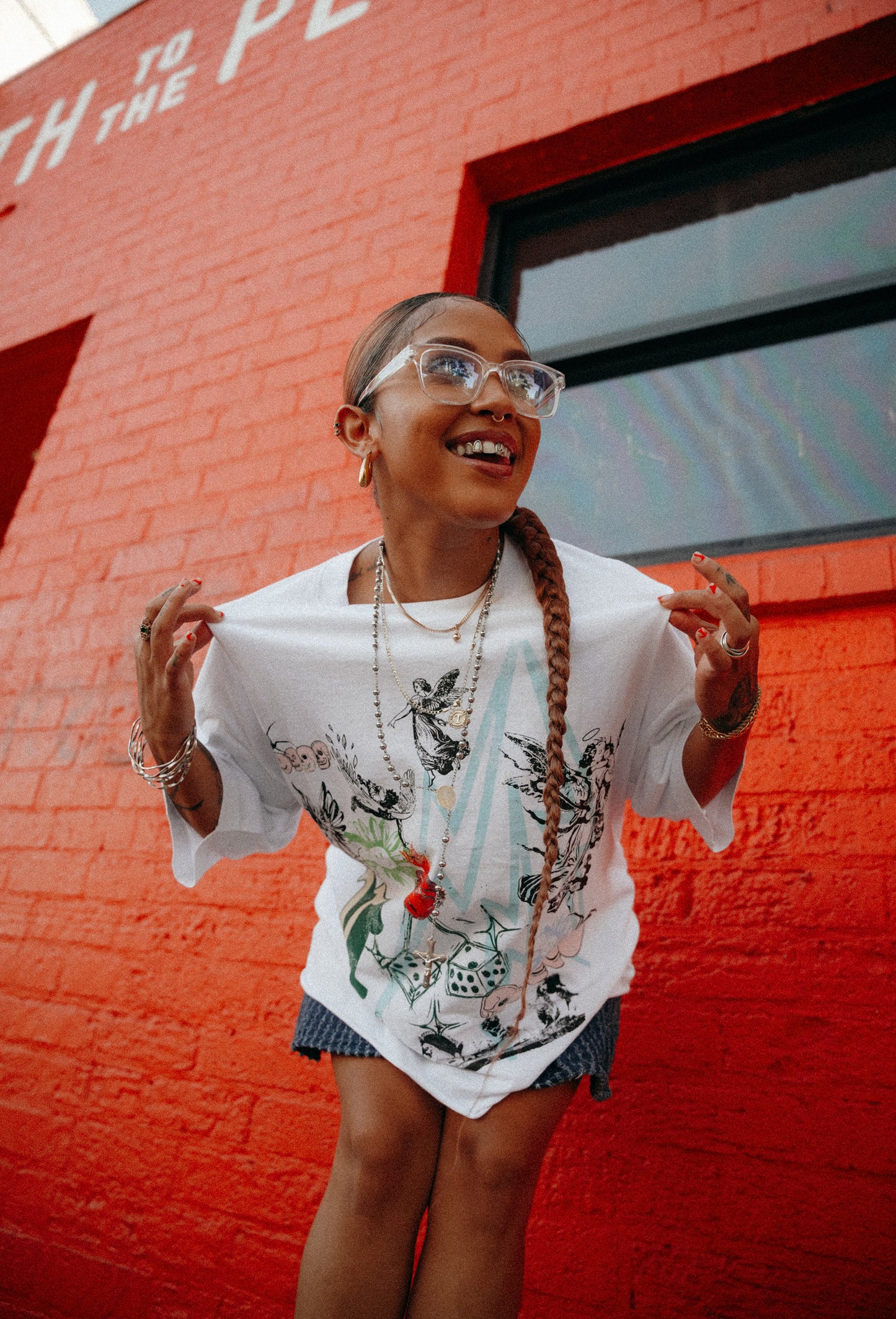 ANGELIC ART TEES (WHITE)