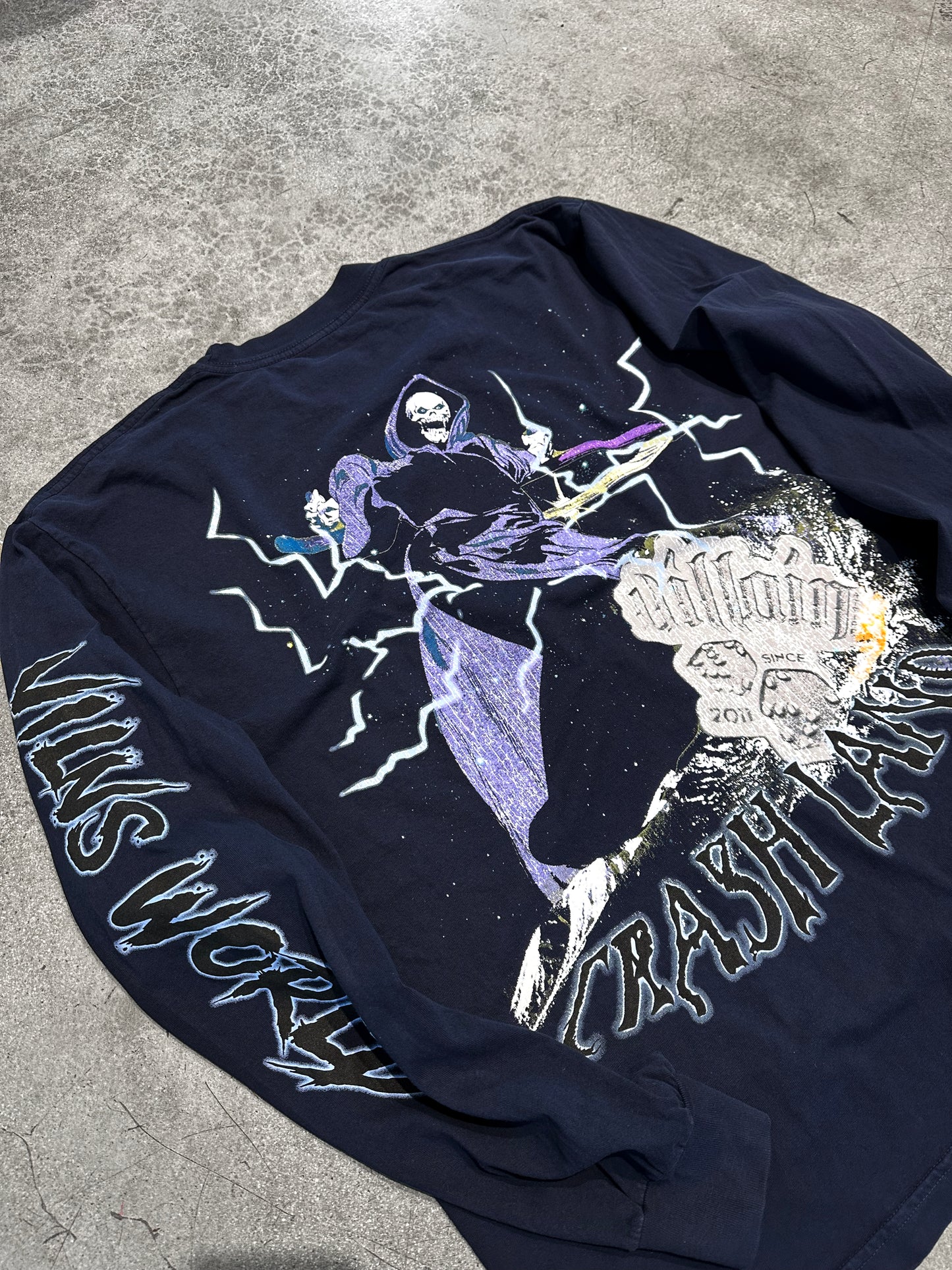 CRASH LAND LONG SLEEVE (NAVY)