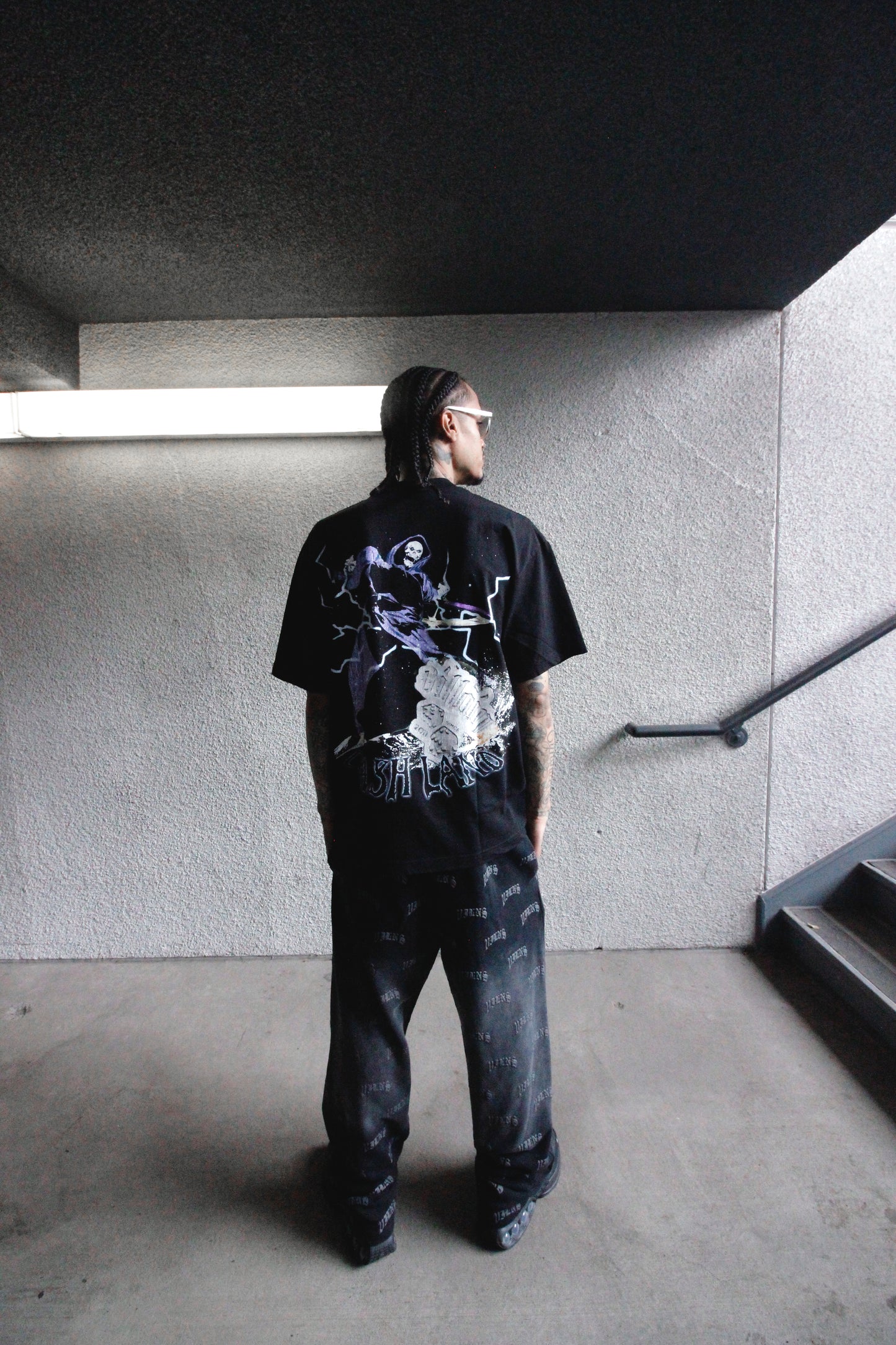 'SUN FADE VILNS' SWEATS (BAGGY)