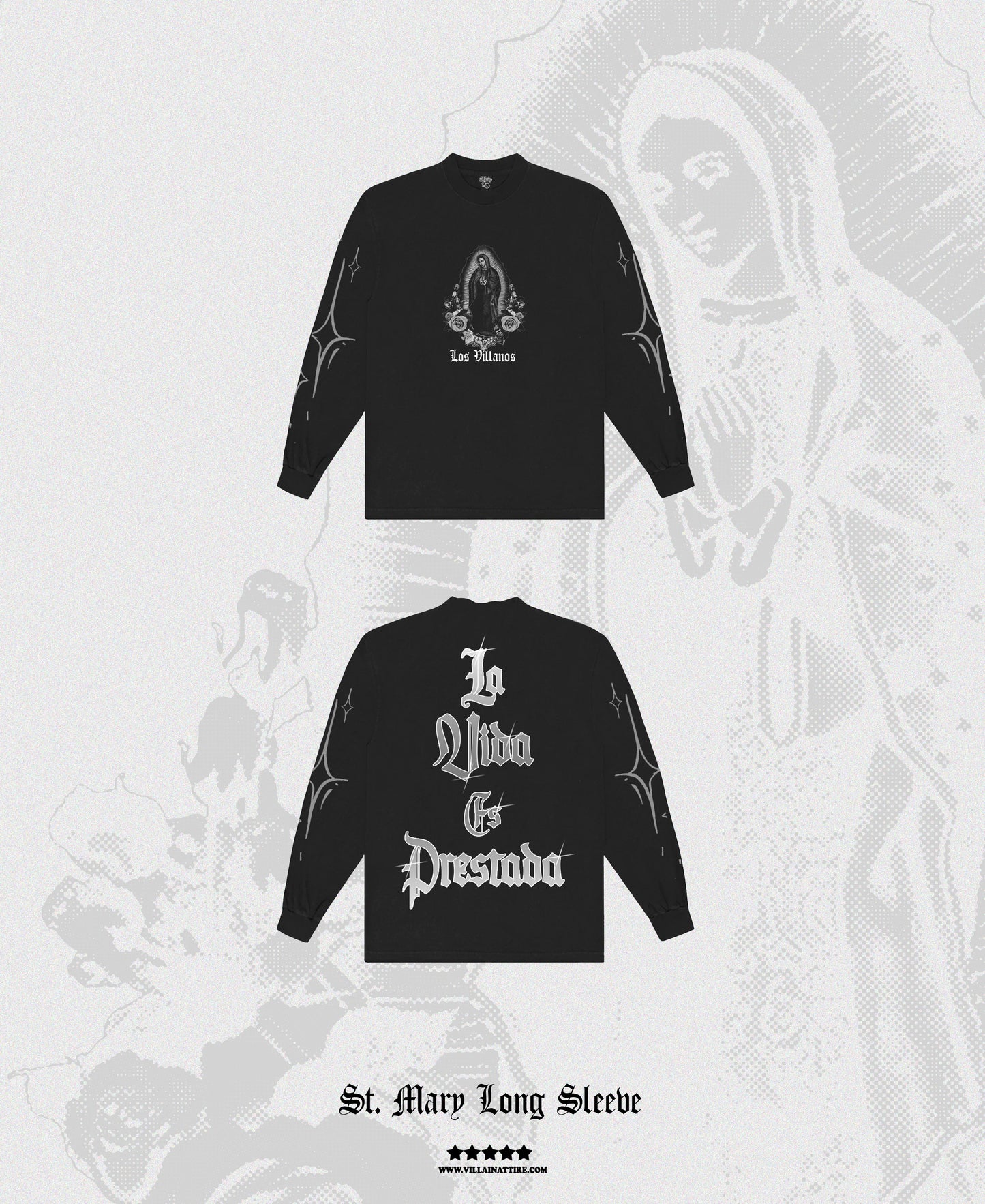 ST. MARY LONG SLEEVE (BLACK)
