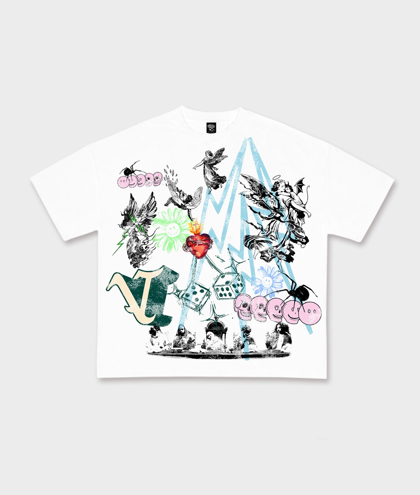 ANGELIC ART TEES (WHITE)