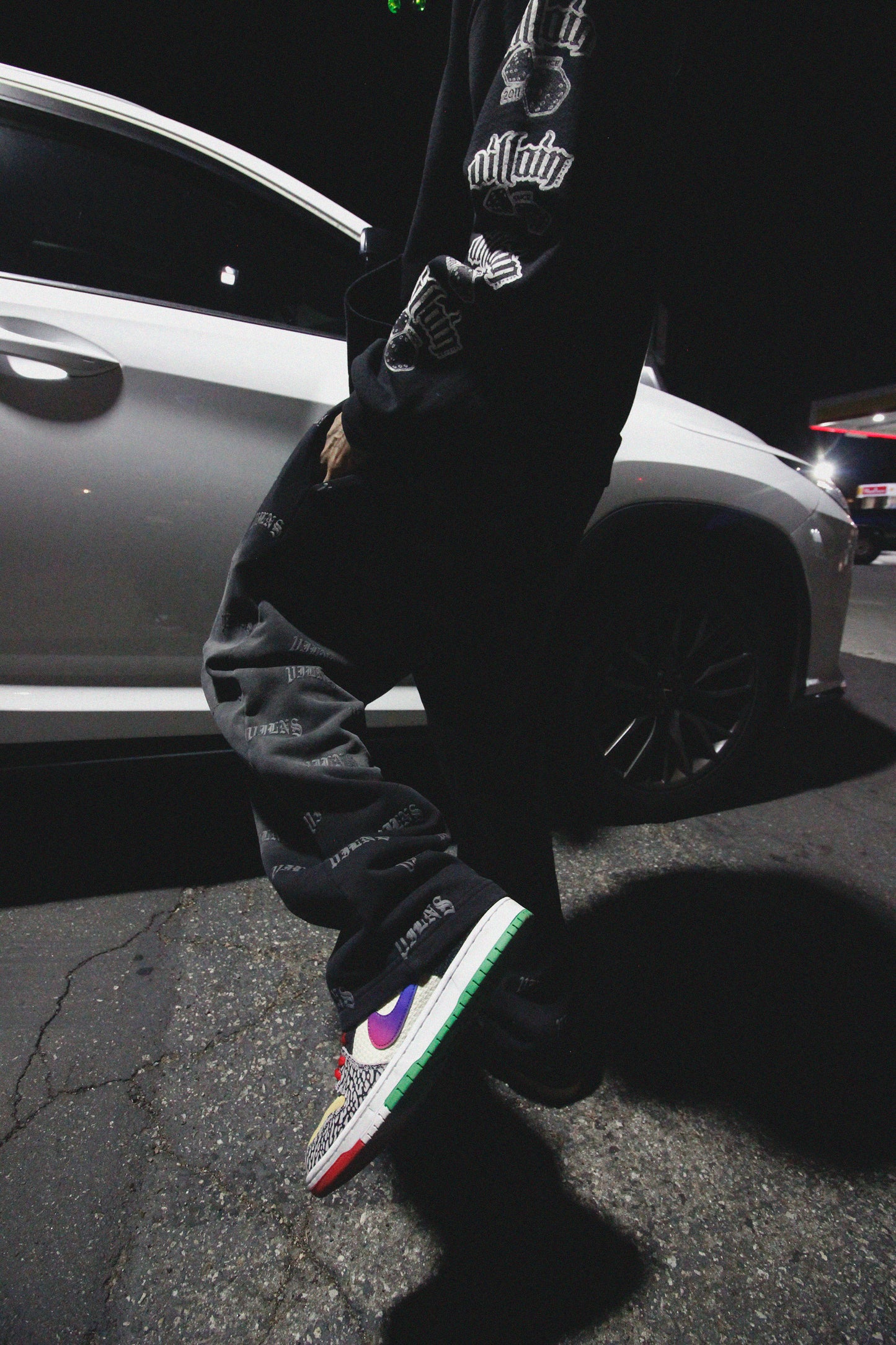 'SUN FADE VILNS' SWEATS (BAGGY)