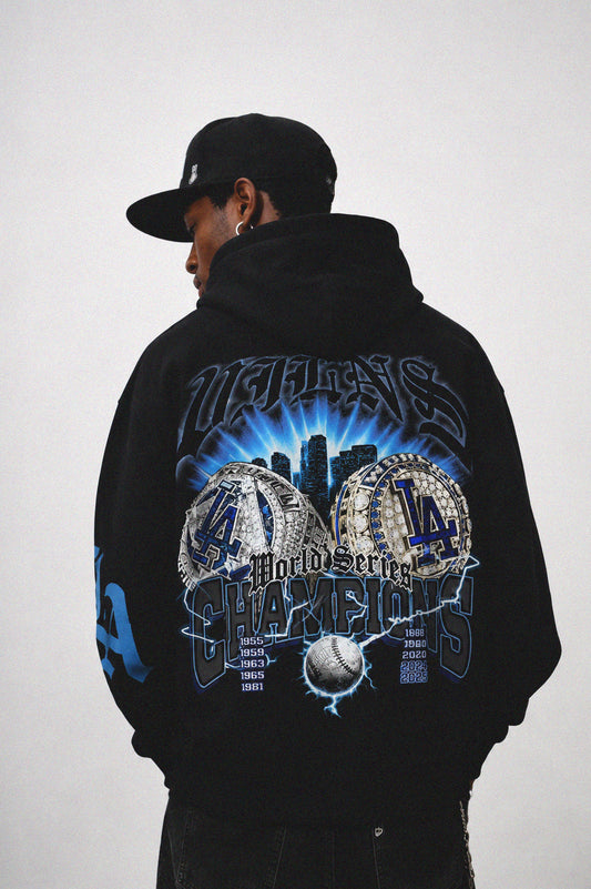 LA RINGS HOODIE (Black)
