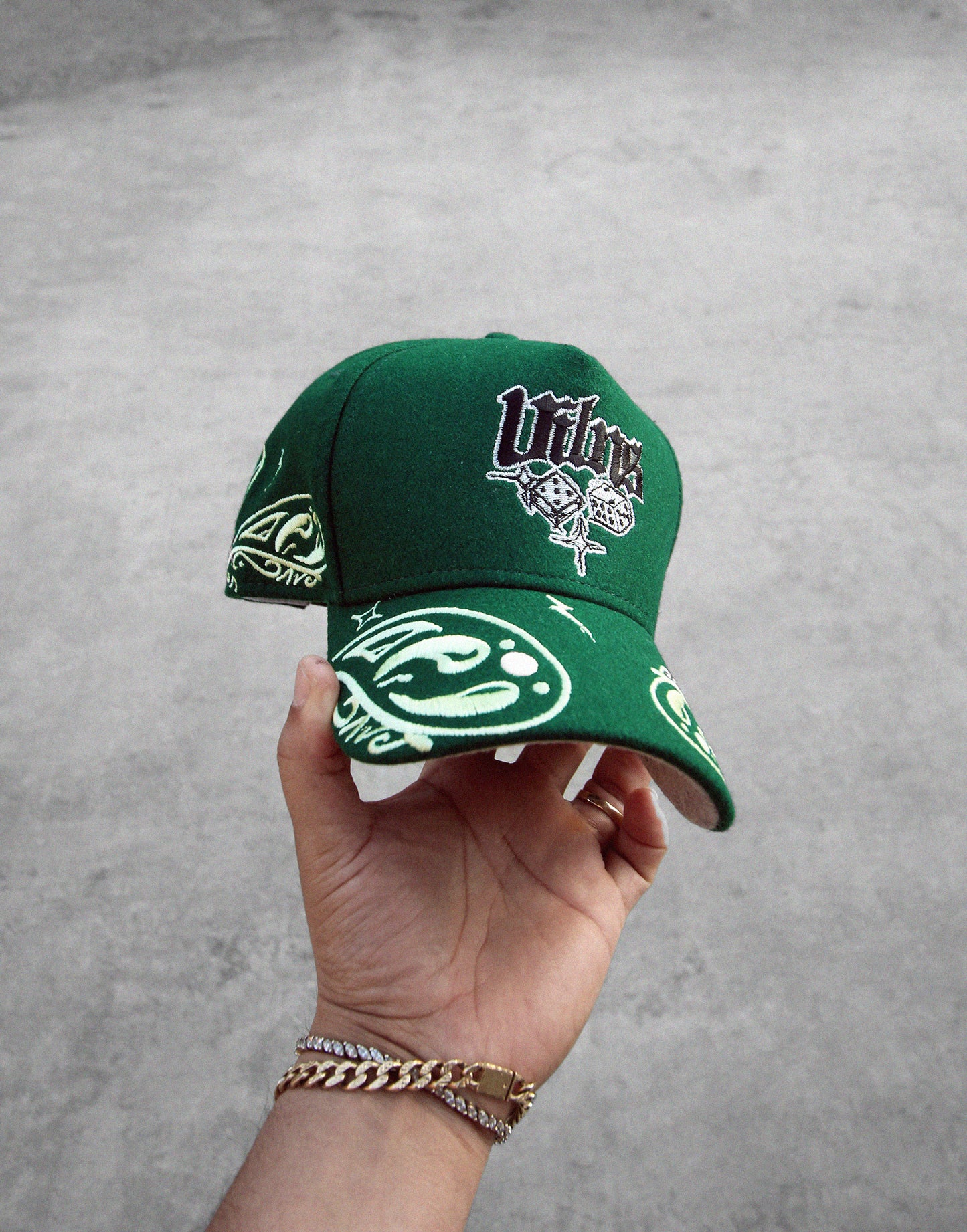 PAISLEY DREAM$ HAT / GREEN