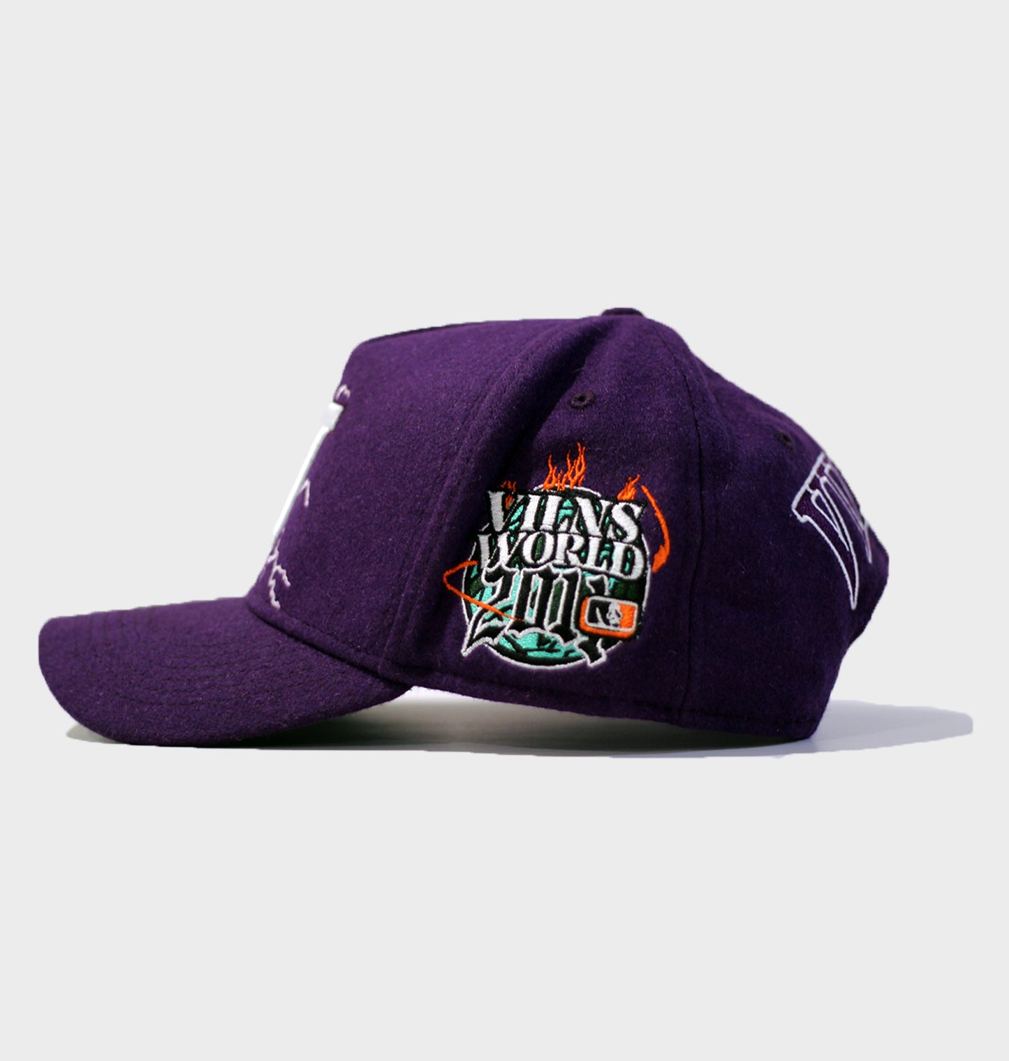"V" Lightning Hat (Purple)