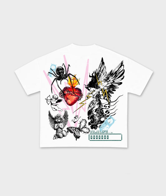 ANGELIC ART TEES (WHITE)