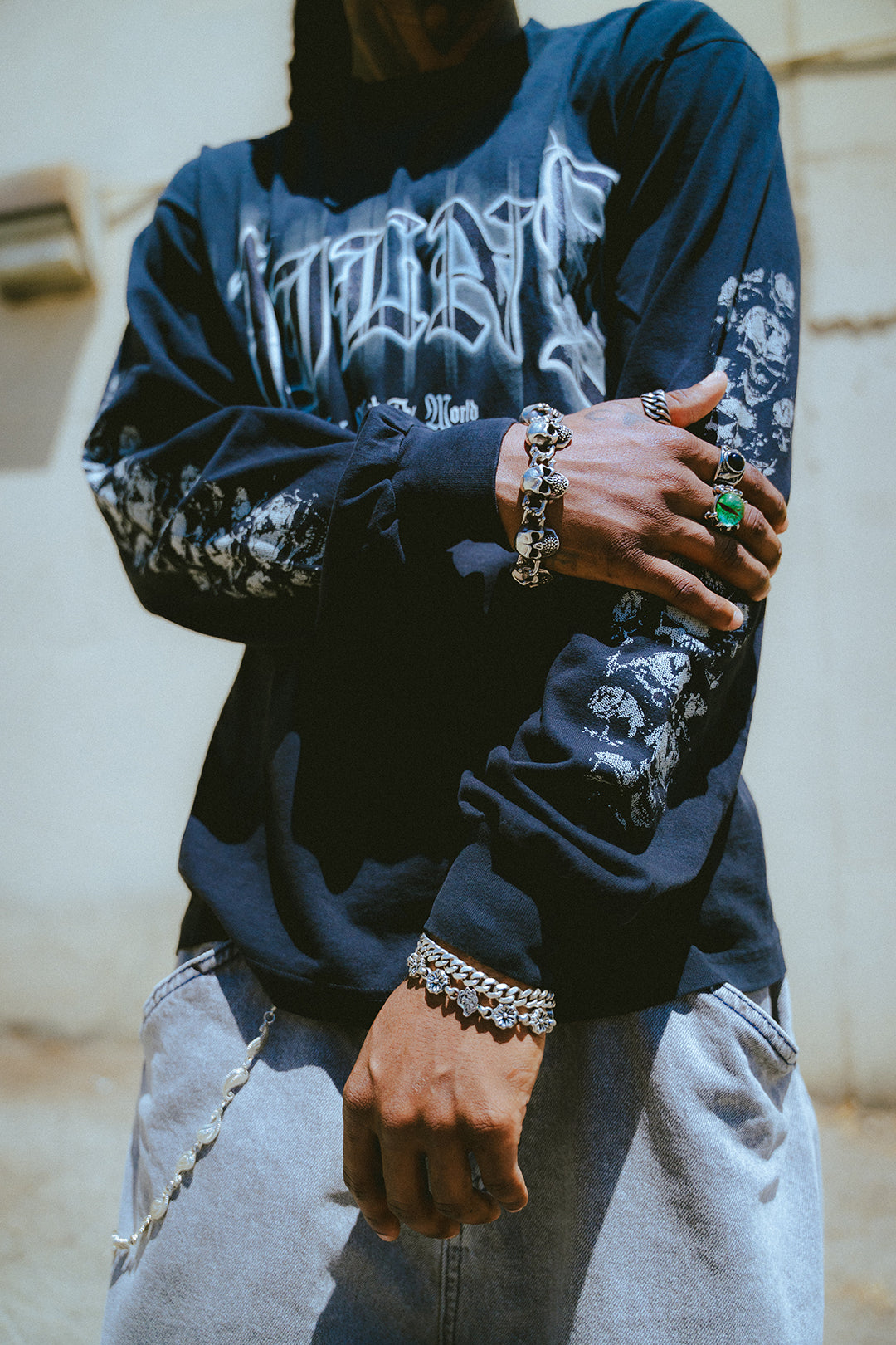 BONEYARD LONG SLEEVE (BLACK)