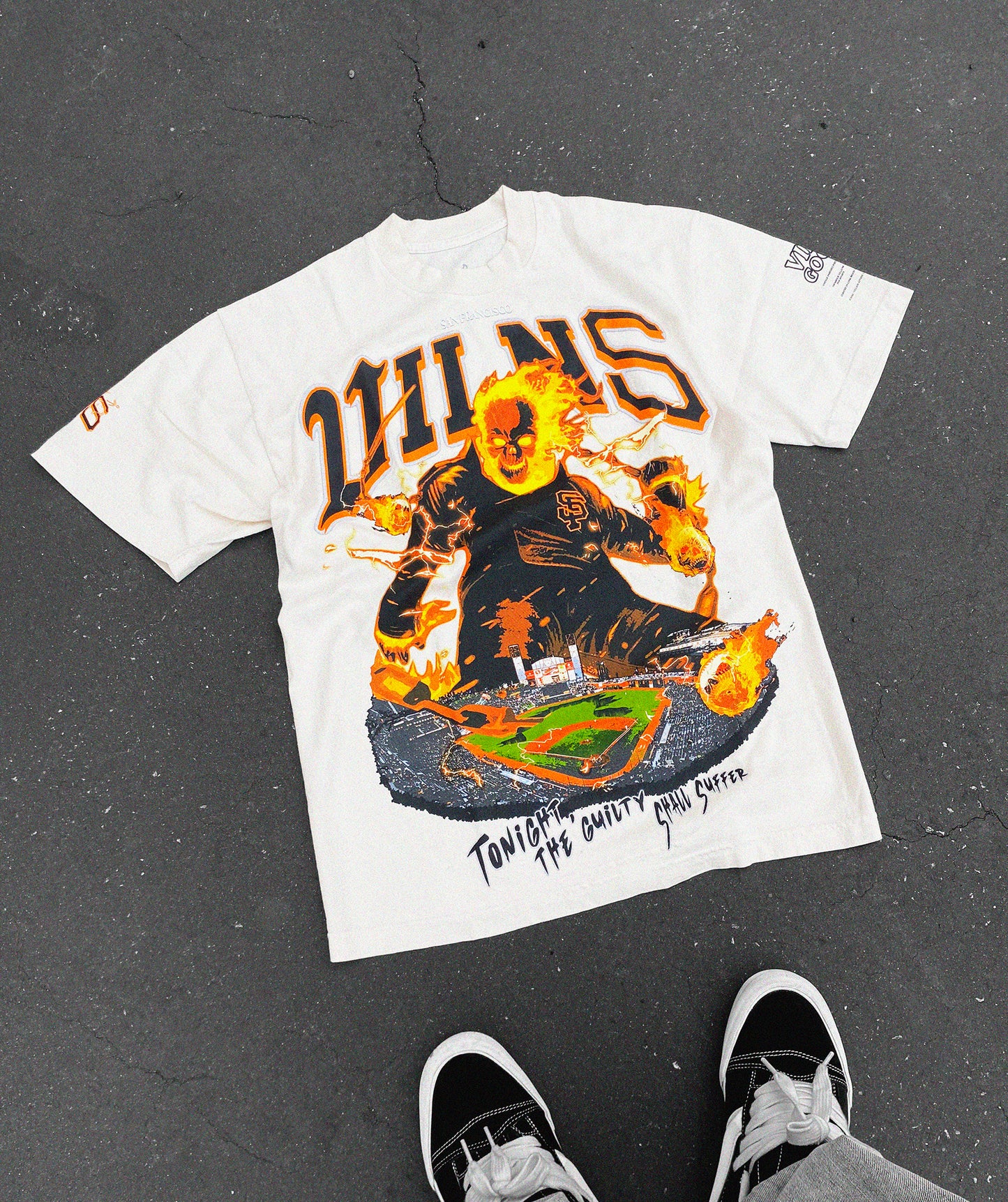 "SF. VILNS" Tee (CREME)