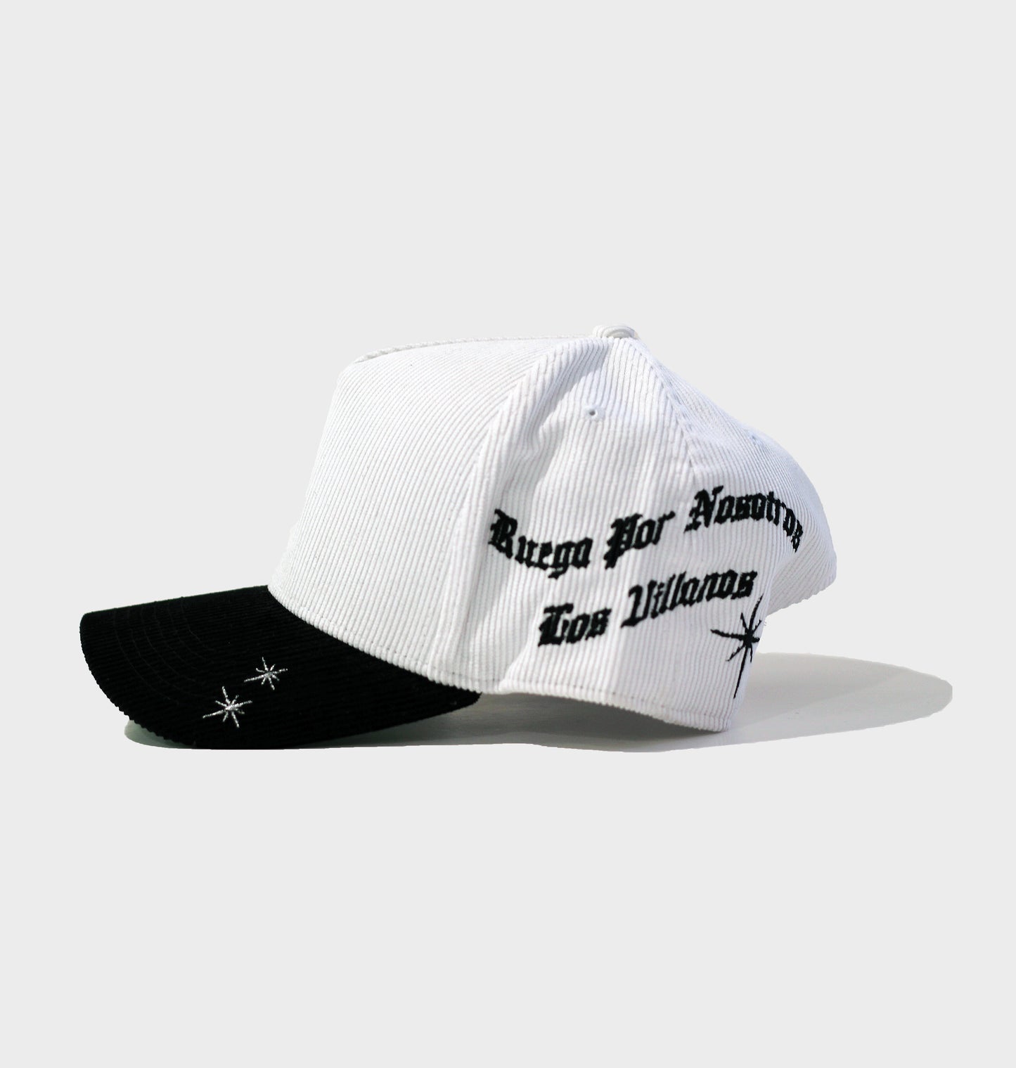 "VIRGIN MARY" CORDUROY HAT (WHITE)