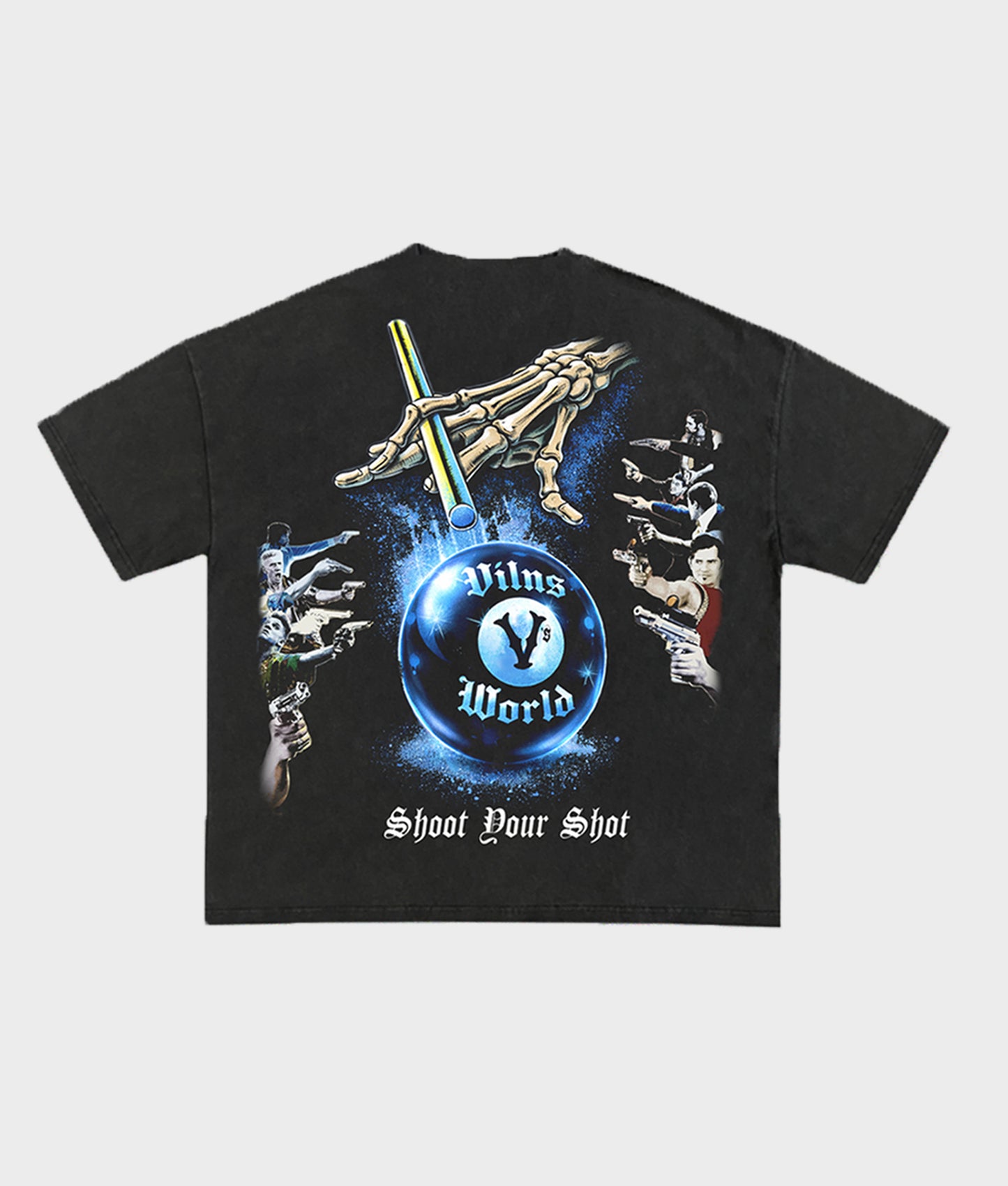 Shooters Tee Vintage Black