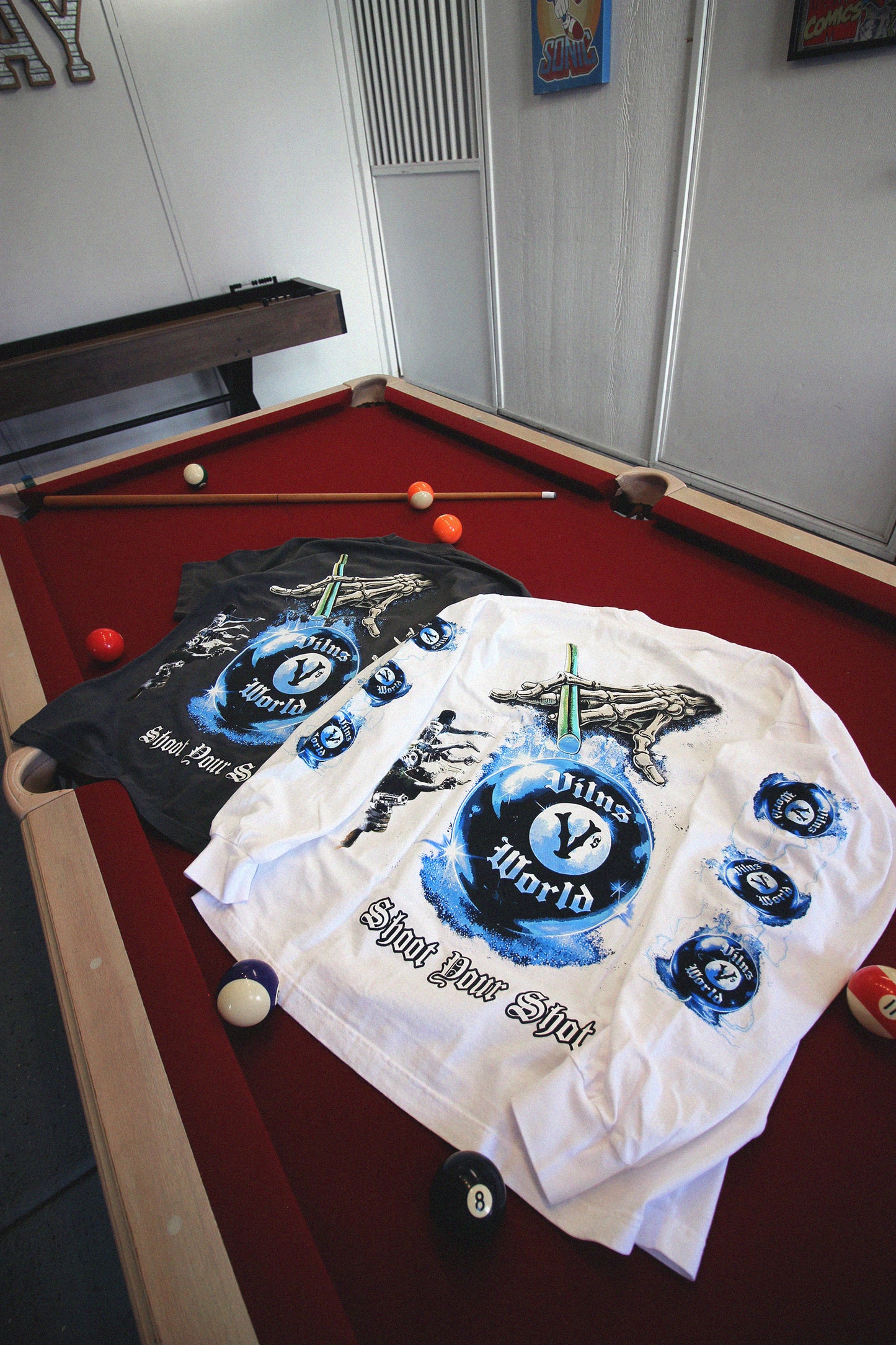 Shooters Long Sleeve (White)