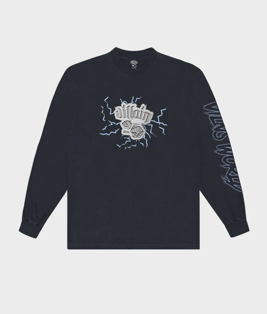 "CRASH LAND" LONG SLEEVE (NAVY)