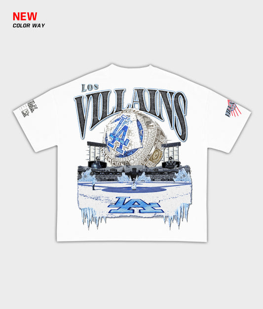 "LOS VILLAINS" TEE (WHITE)