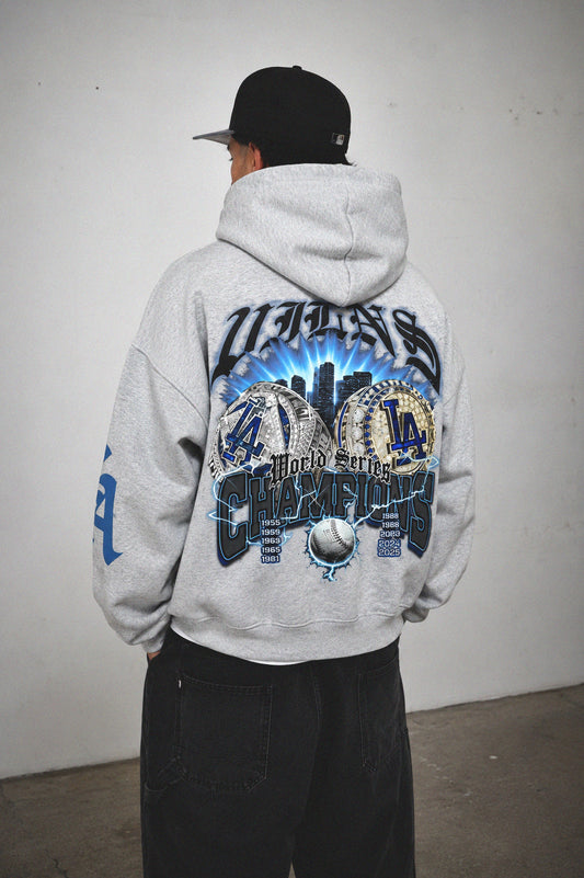 LA RINGS HOODIE (Grey)