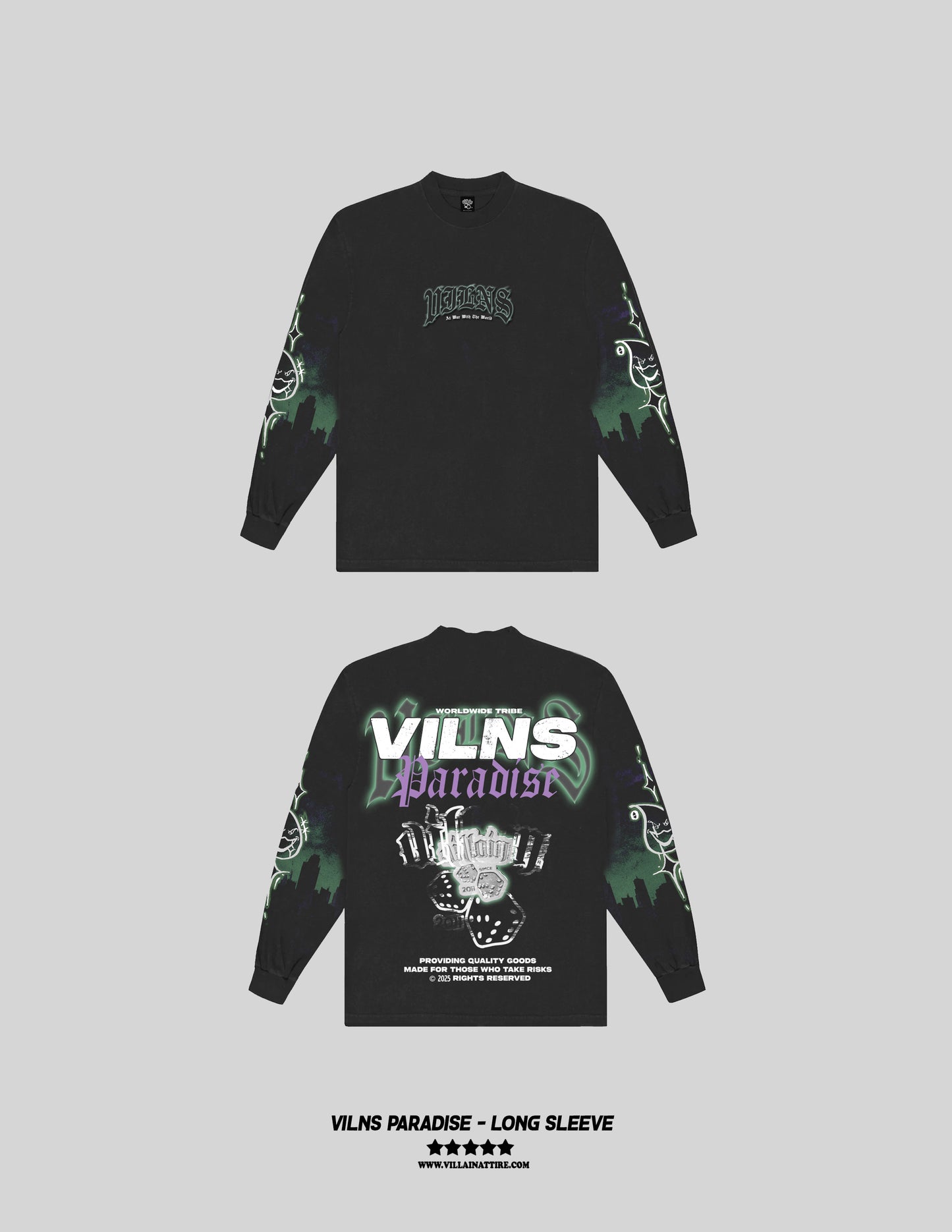 Paradise Long Sleeve (Black)