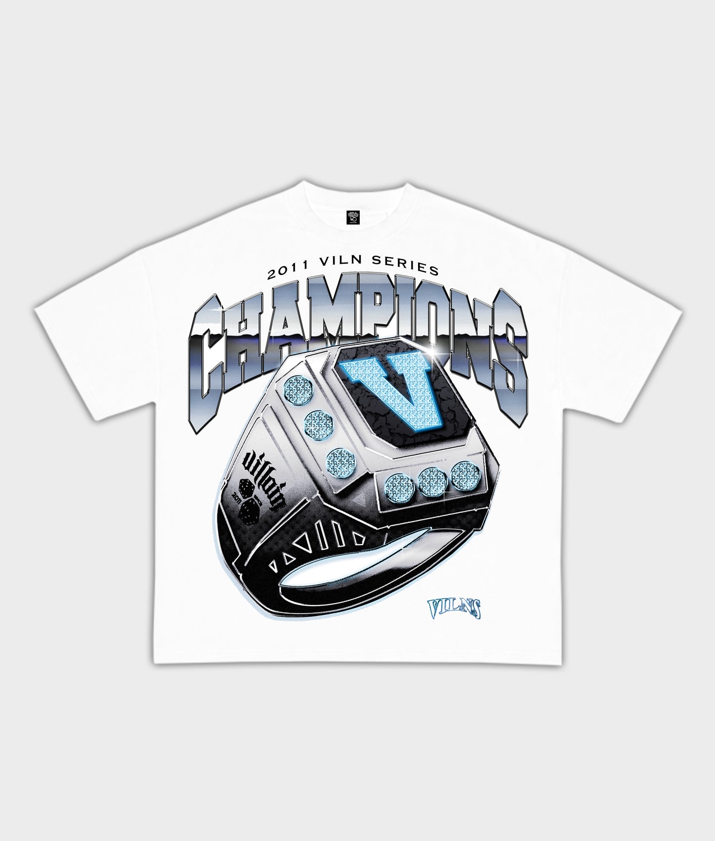 "CHAMPIONS RING" TEE (WHITE)