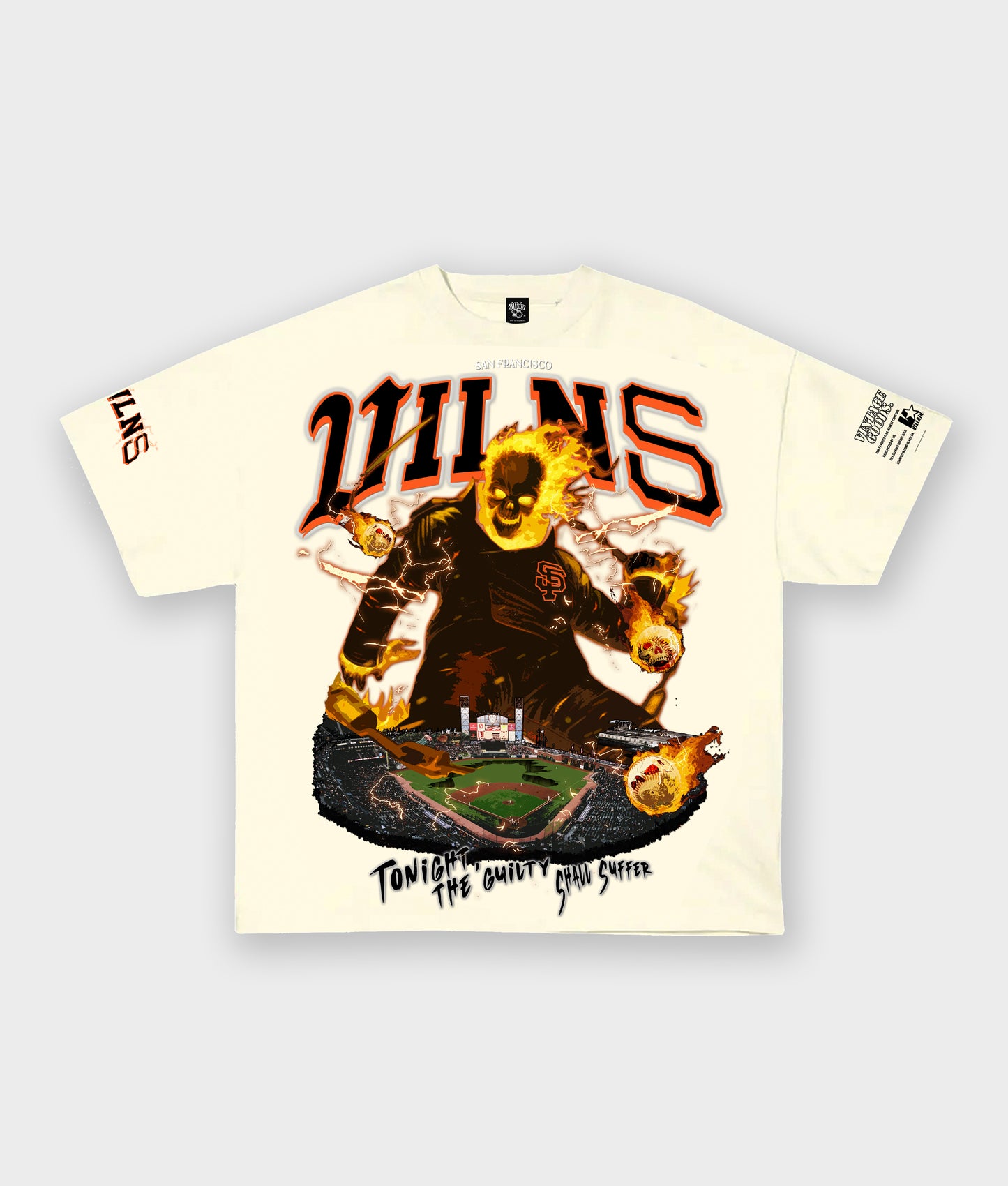 "SF. VILNS" Tee (CREME)