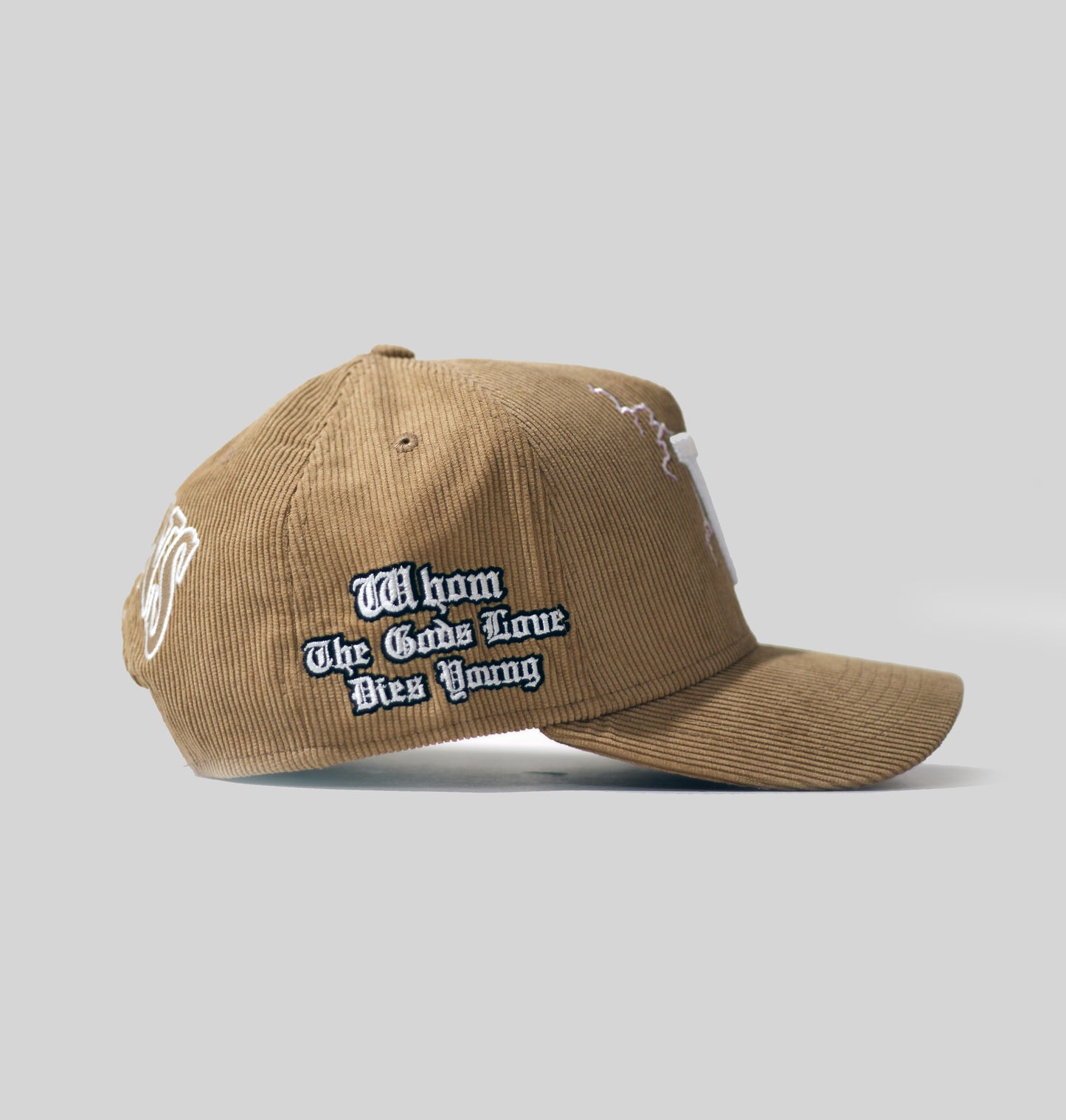 "VILN Lightning Hat" (Brown/Pink)