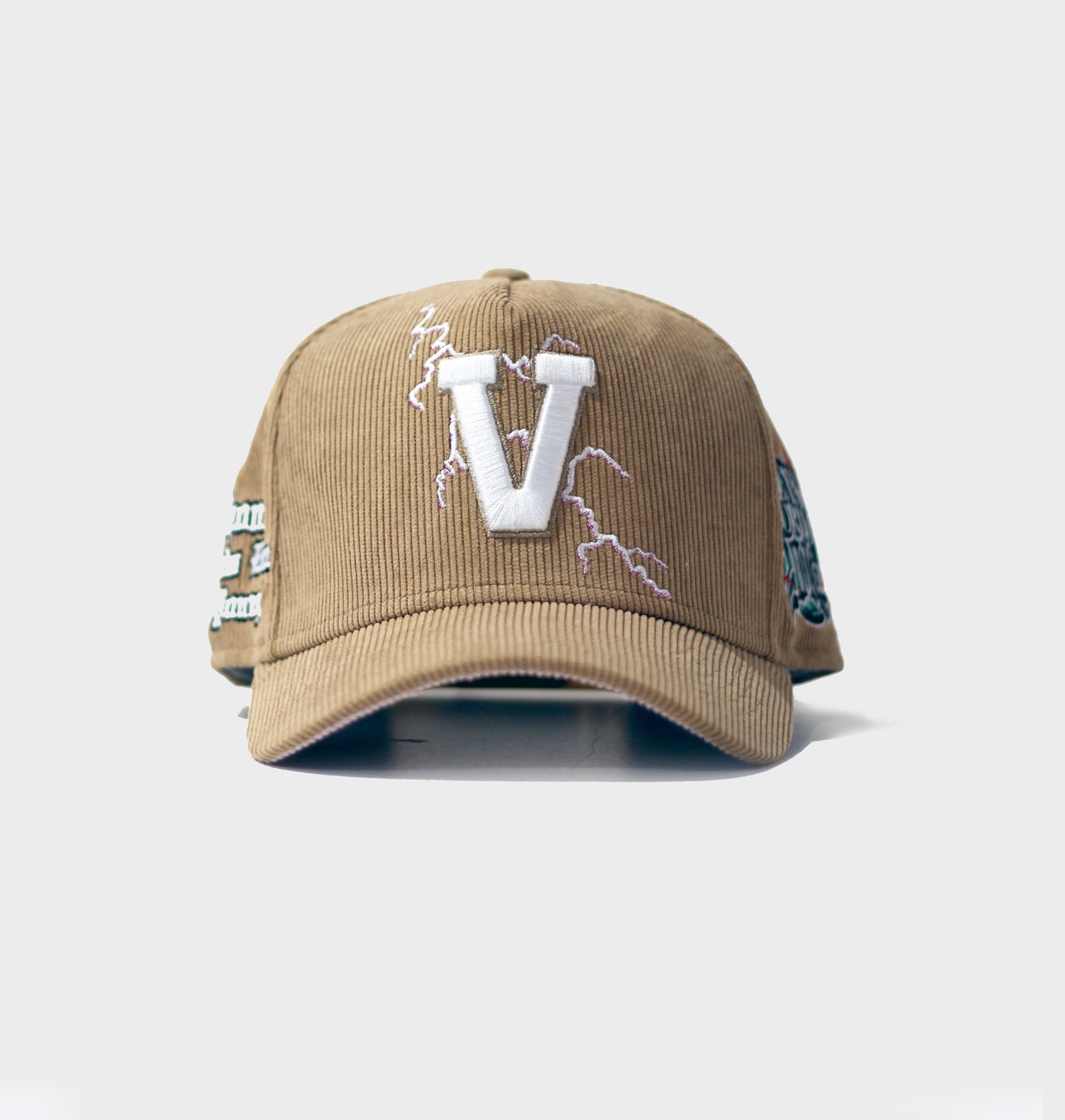 "VILN Lightning Hat" (Brown/Pink)