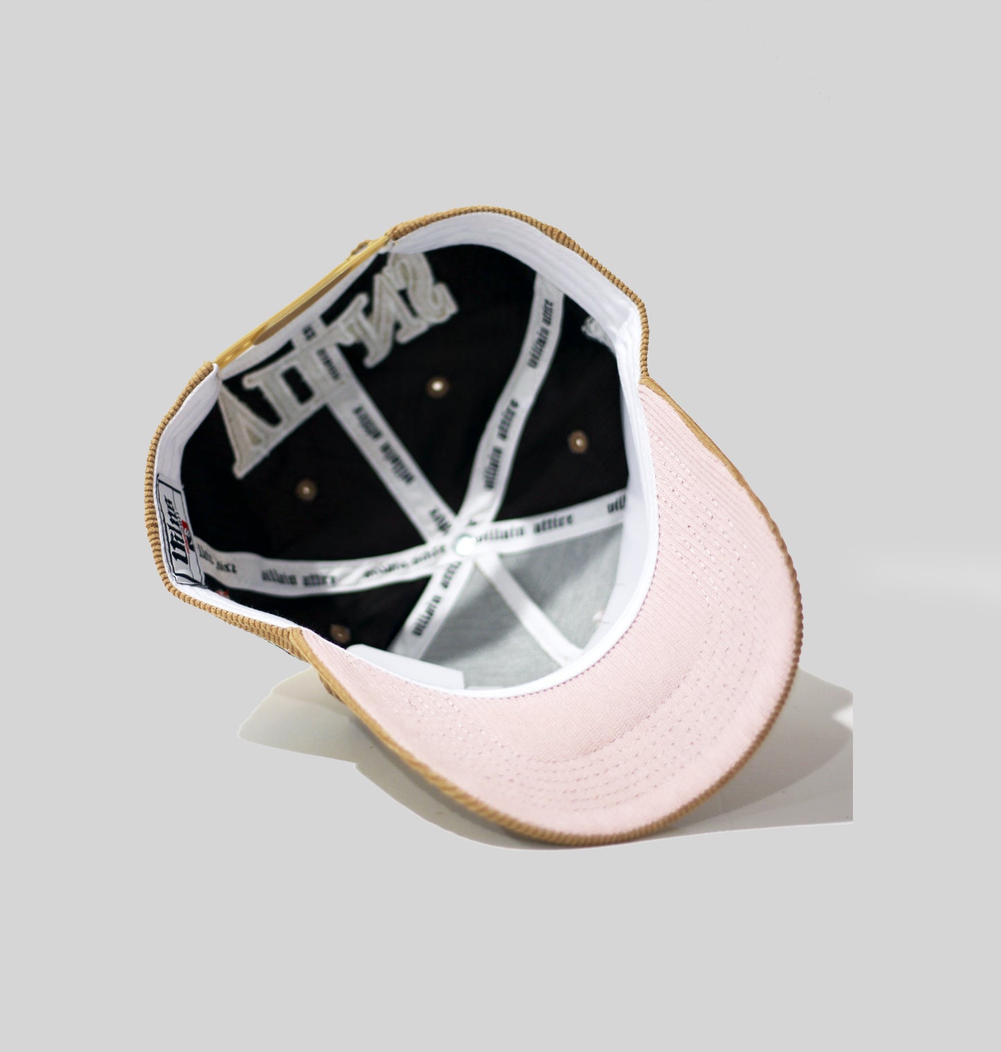 "VILN Lightning Hat" (Brown/Pink)