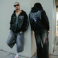 RIB WIRE - ZIP UP HOODIE (Black)