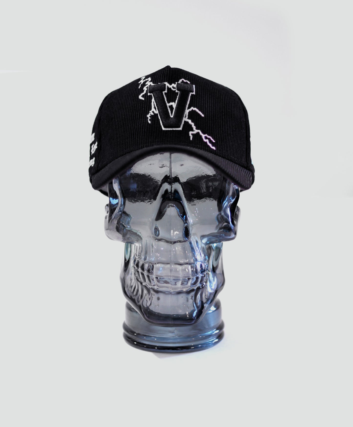 VILN "V" Lightning Hat (Black/Purple)