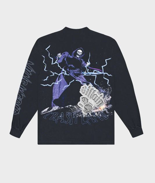 "CRASH LAND" LONG SLEEVE (NAVY)