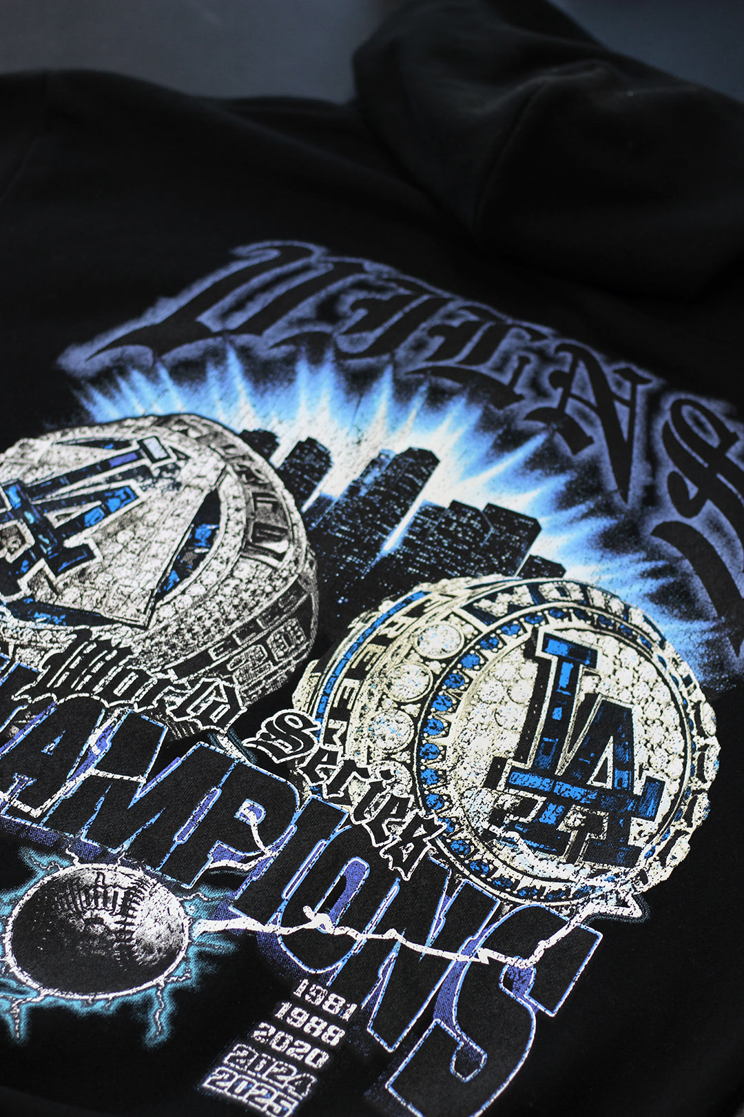 LA RINGS HOODIE (Black)