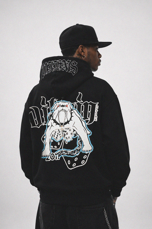 ICE DOGS - PULLOVER HOODIE (Black)