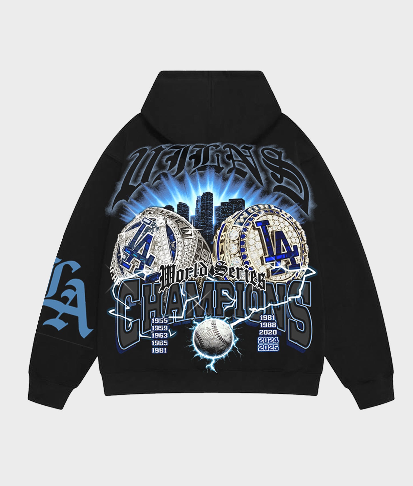 LA RINGS HOODIE (Black)