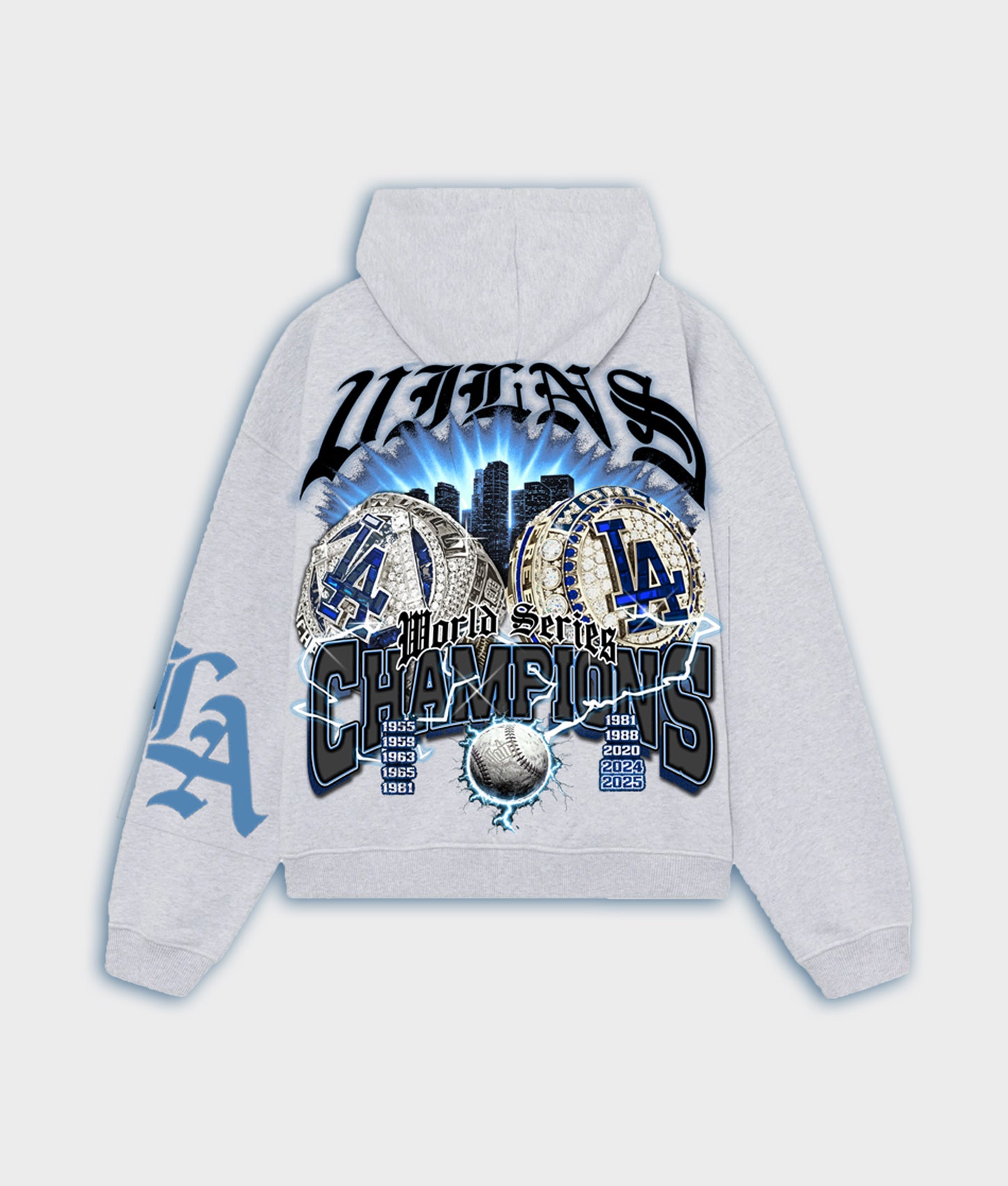 LA RINGS HOODIE (Grey)