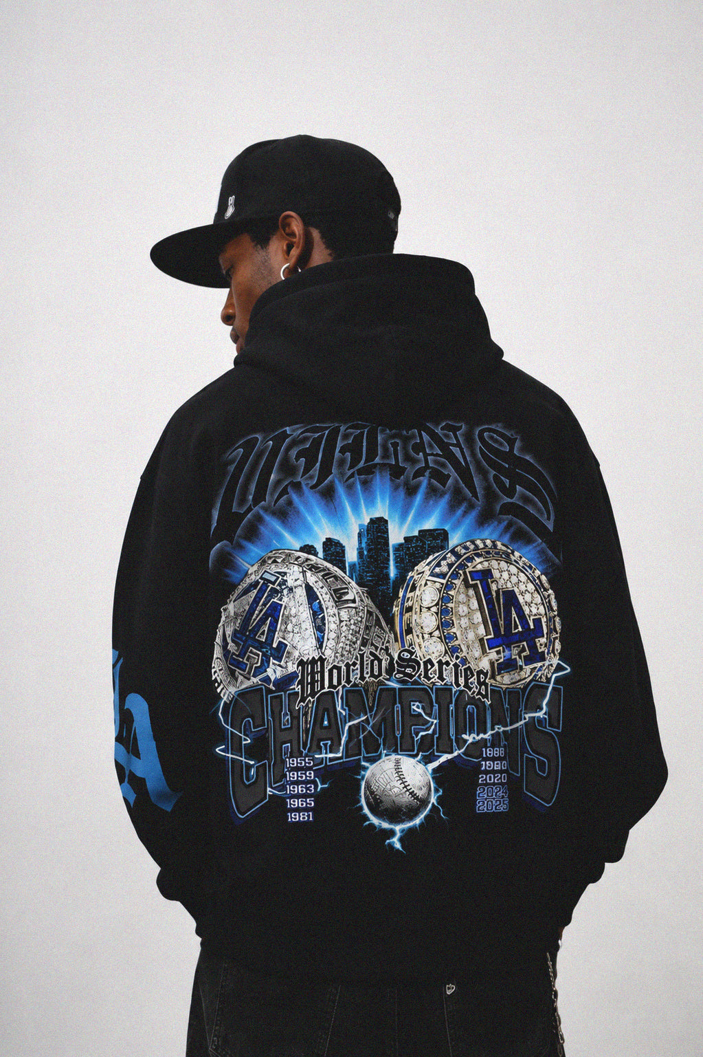 LA RINGS HOODIE (Black)