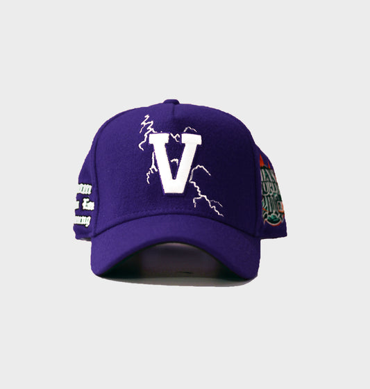 VILN  "V" Lightning Hat (Purple)