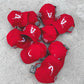 VILN "V" LIGHTNING HAT (RED/GREEN)