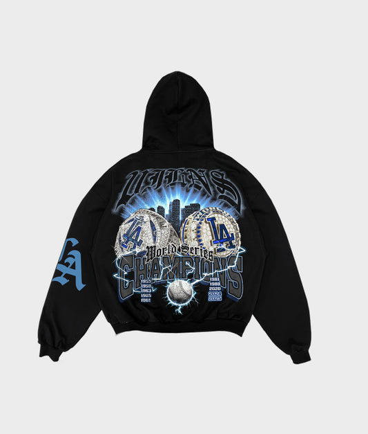 LA RINGS HOODIE (Black)