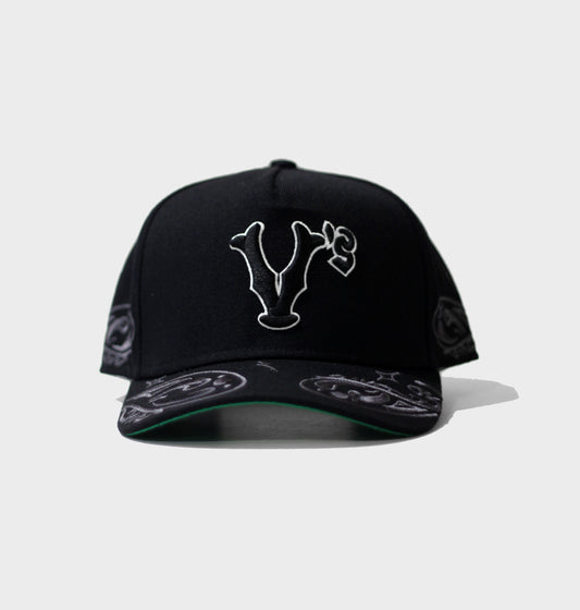 "V'$" PAISLEY A-FRAME (BLACK)