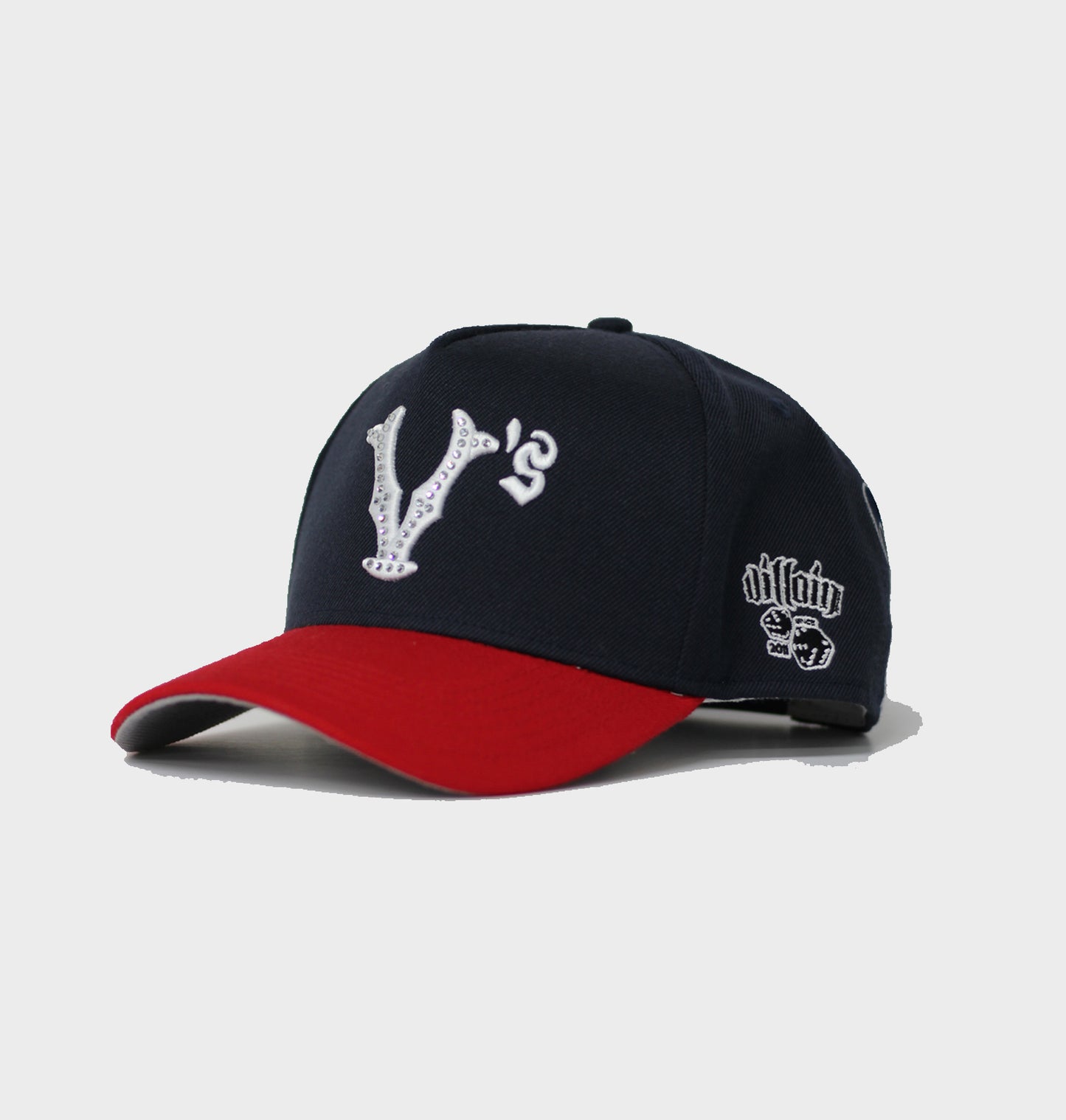 "V'$" Studded A-Frame (Blue/Red)