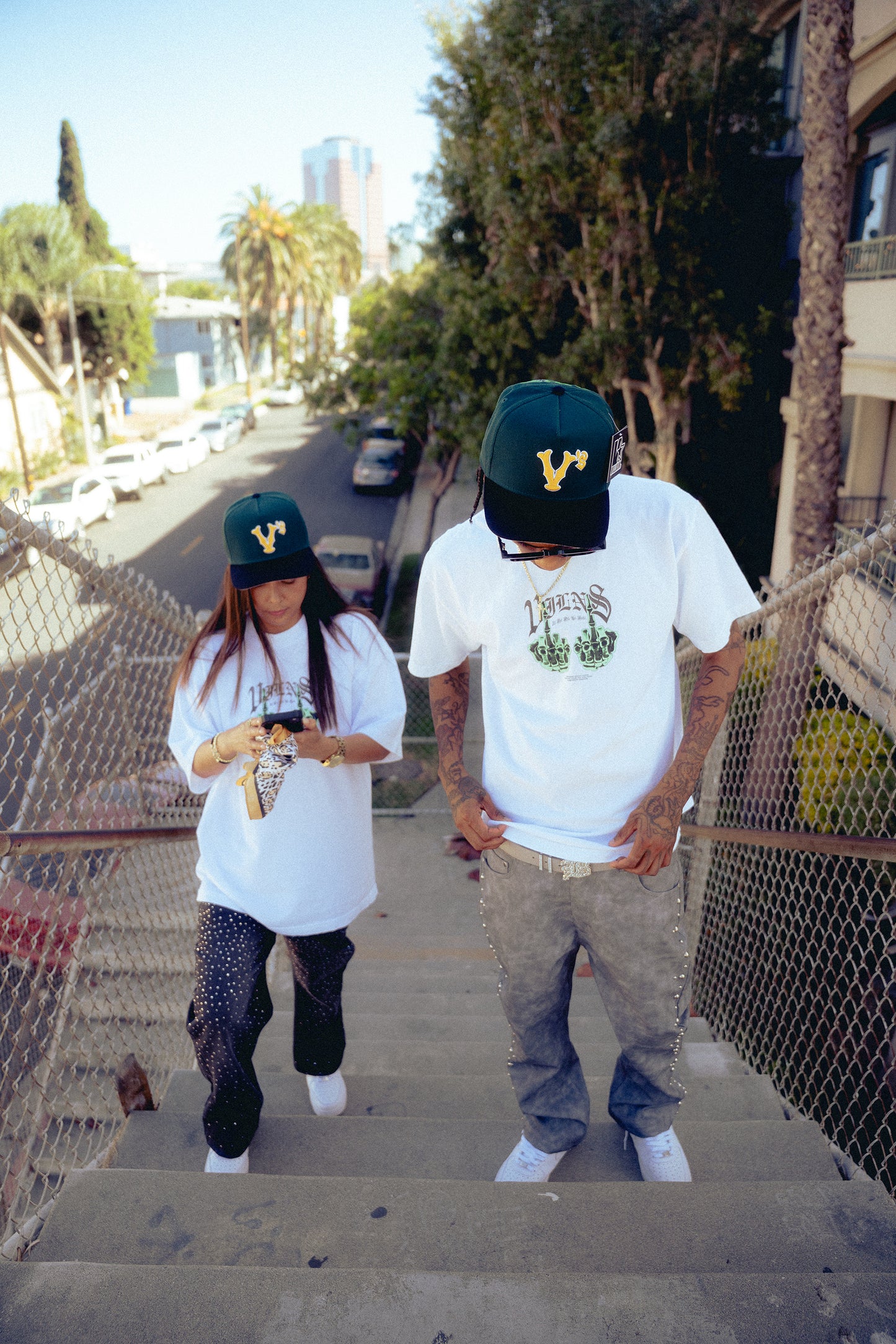 "V'$" A-FRAME (Olive/Black)