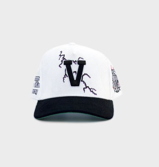 VILN "V" Lightning Hat (OFF-WHITE/GREEN)