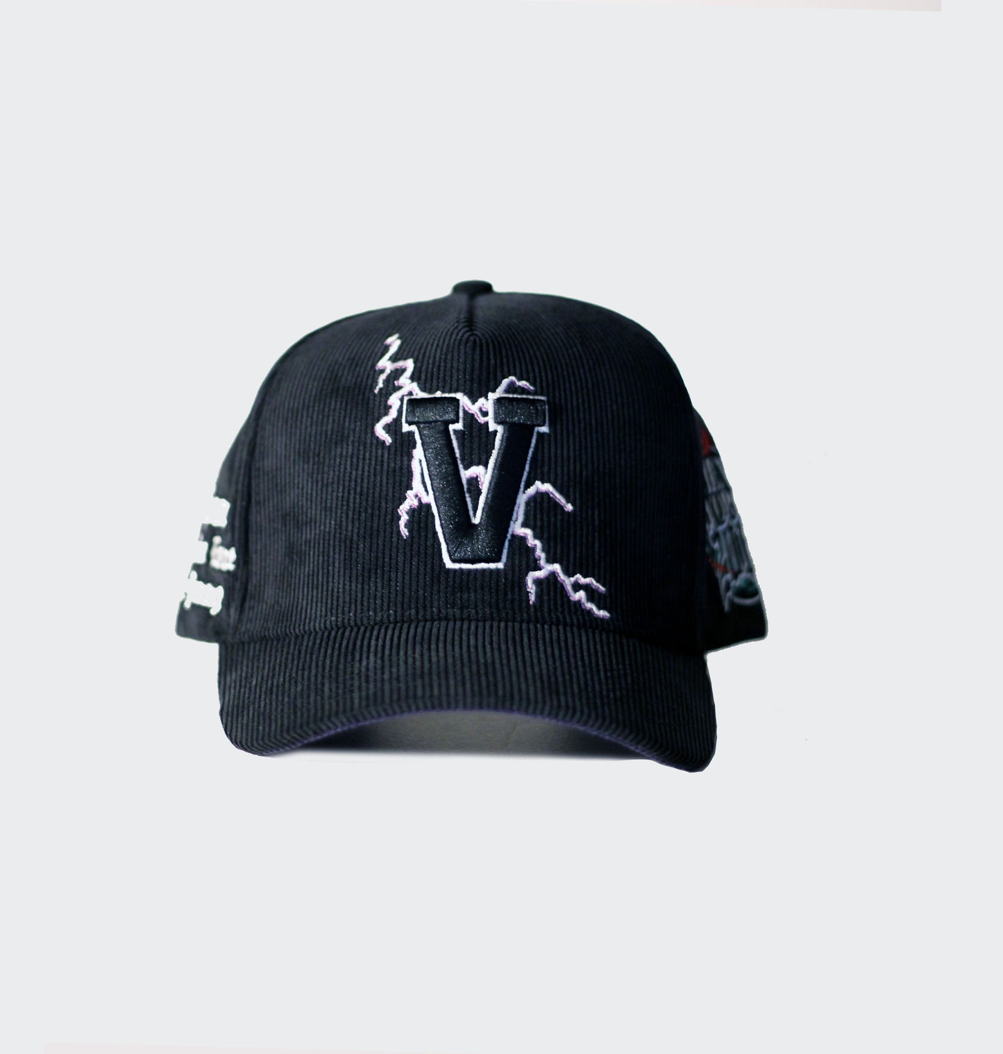 VILN "V" Lightning Hat (Black/Purple)