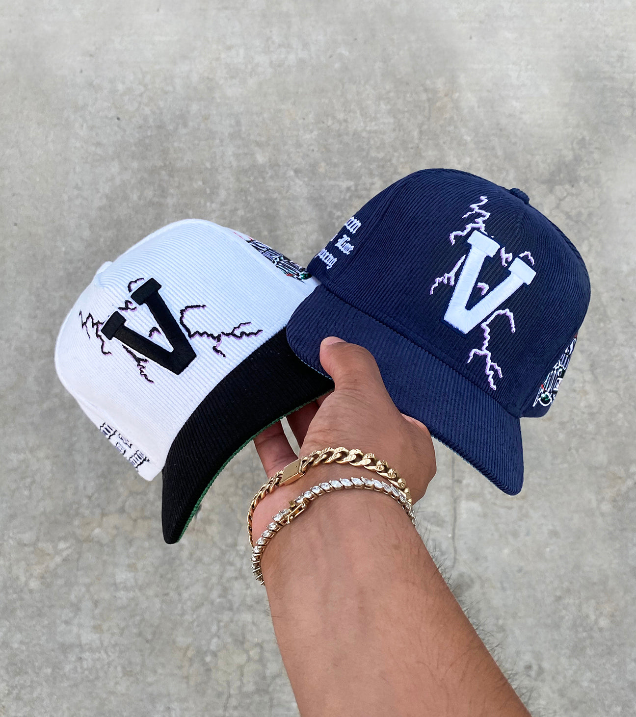 VILN Lightning Hat (NAVY)